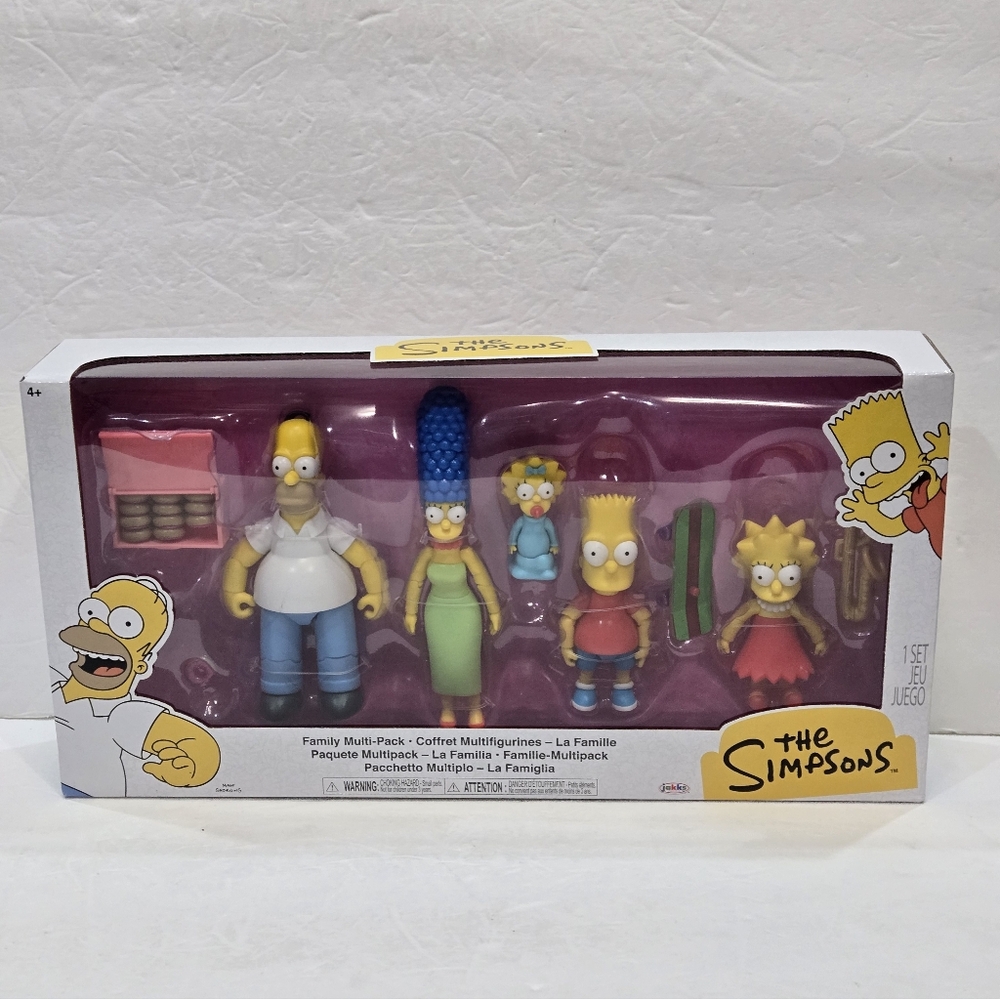 Jakks Pacific The Simpsons 5 " Inch Action Figures Family Multi Pack BRAND NEW